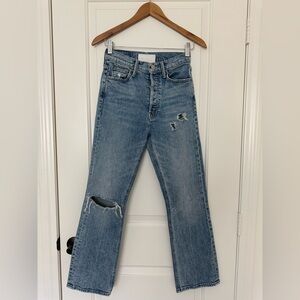 MOTHER Superior The Tripper Jeans - Distressed Denim Ankle Jeans Size 25